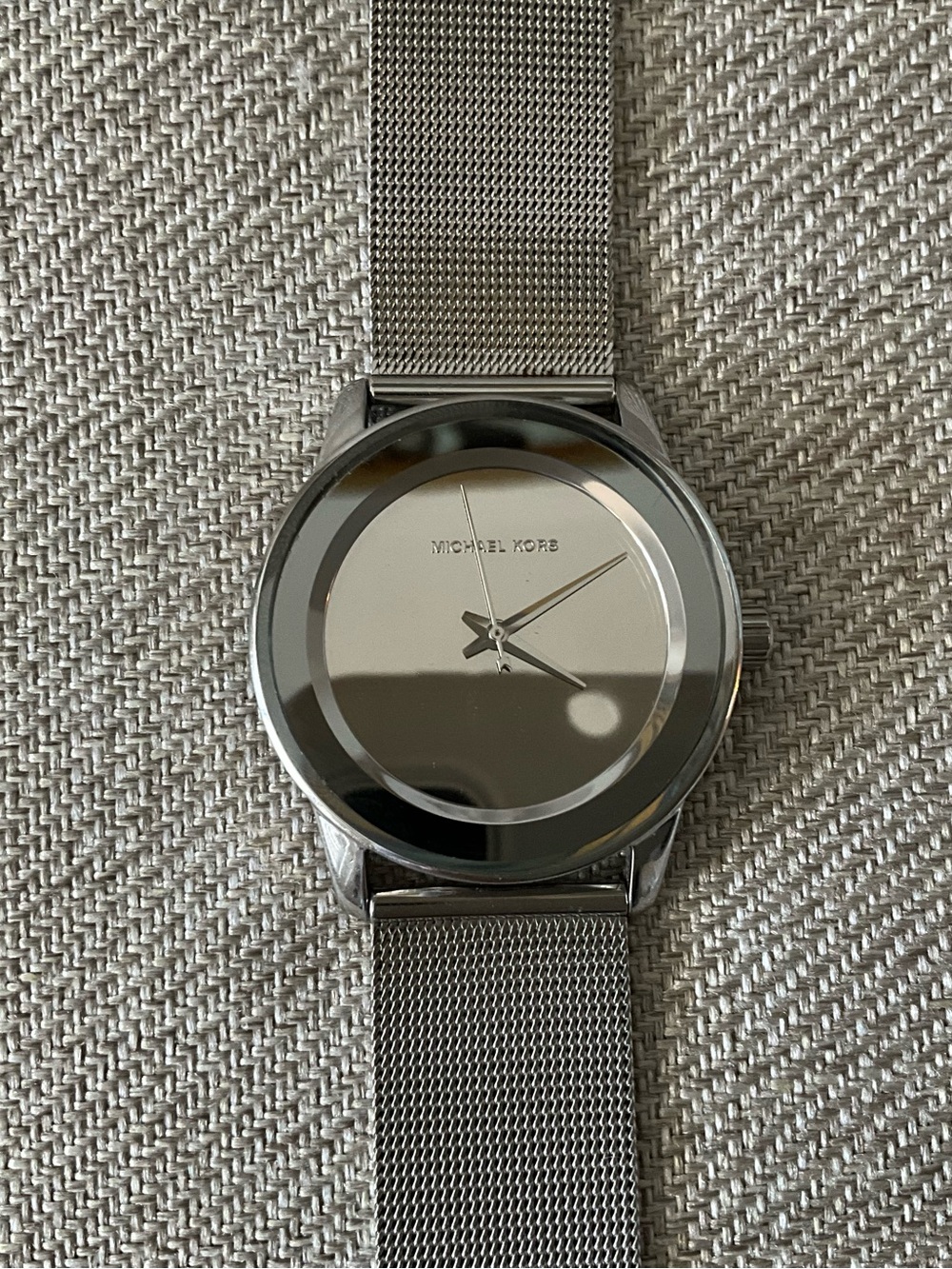 Michael Kors Silver Mesh Stainless Steel Watch